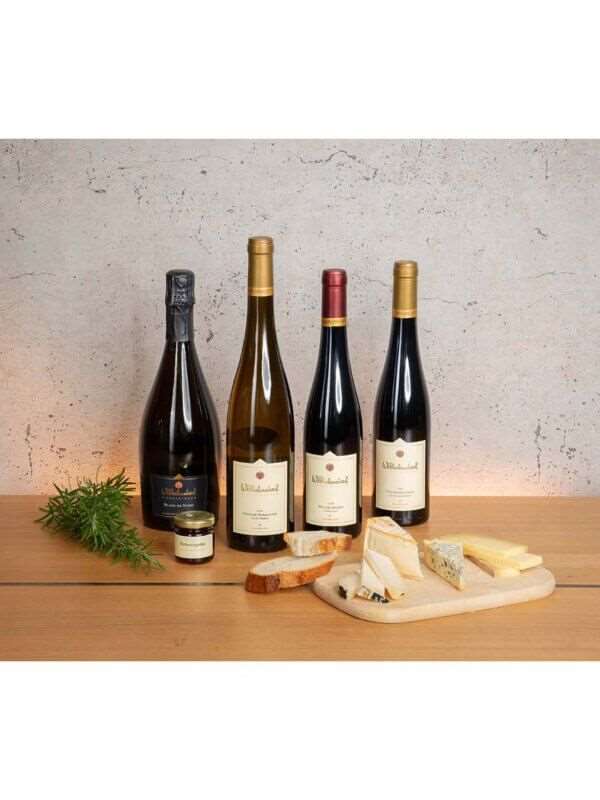 Wein-Käse Degustation online@Home Weinprobe Weinpaket